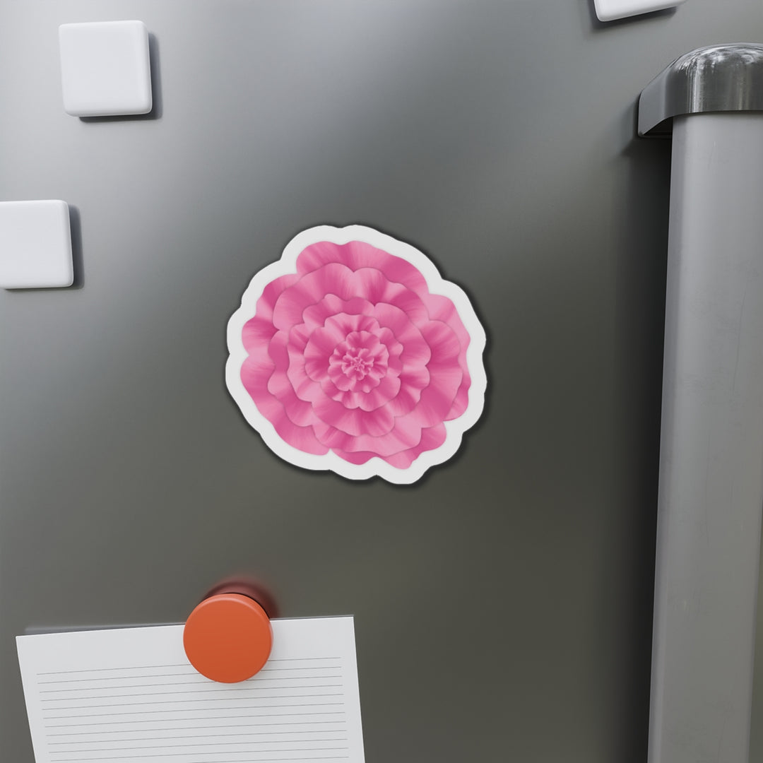 Abstract Peony Magnet