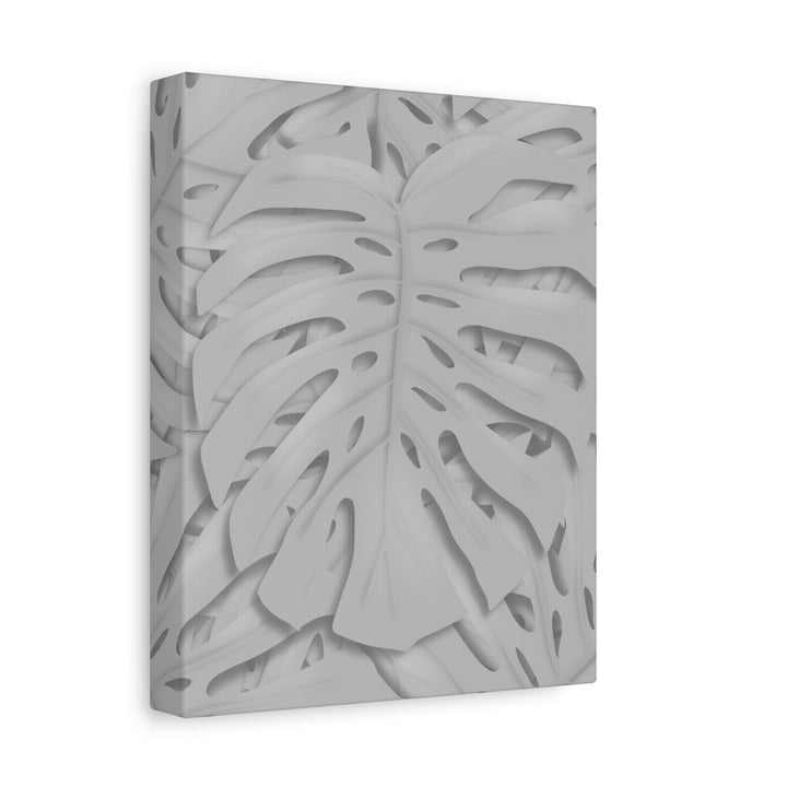 Monstera Canvas Art 24x36 Matte Texture Indoor Botanical Wall Print Modern Home Decor