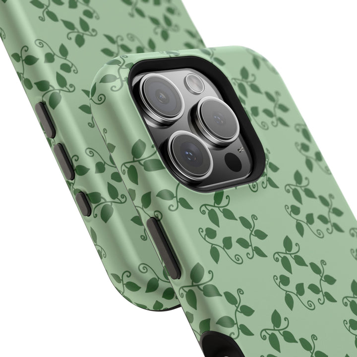 Pothos Pattern Phone Case – Dual Layer Protective Cover