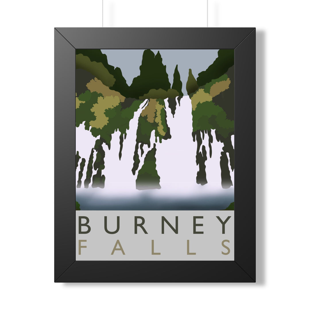 Burney Falls Framed Print – Wall Art