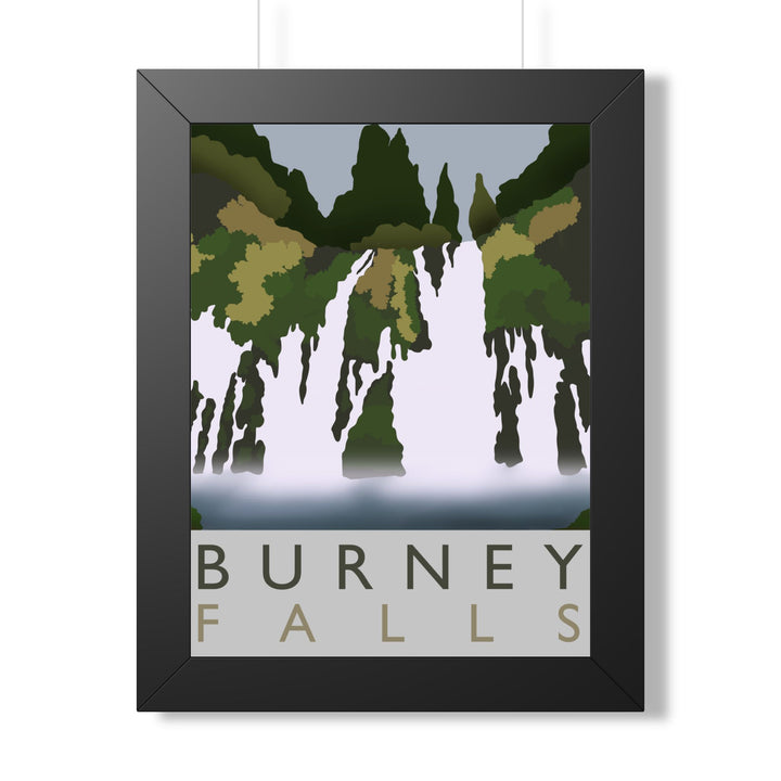 Burney Falls Framed Print – Wall Art