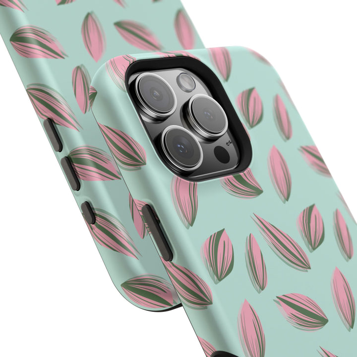 Tradescantia Nanouk Pattern Phone Case – Dual Layer Protective Cover