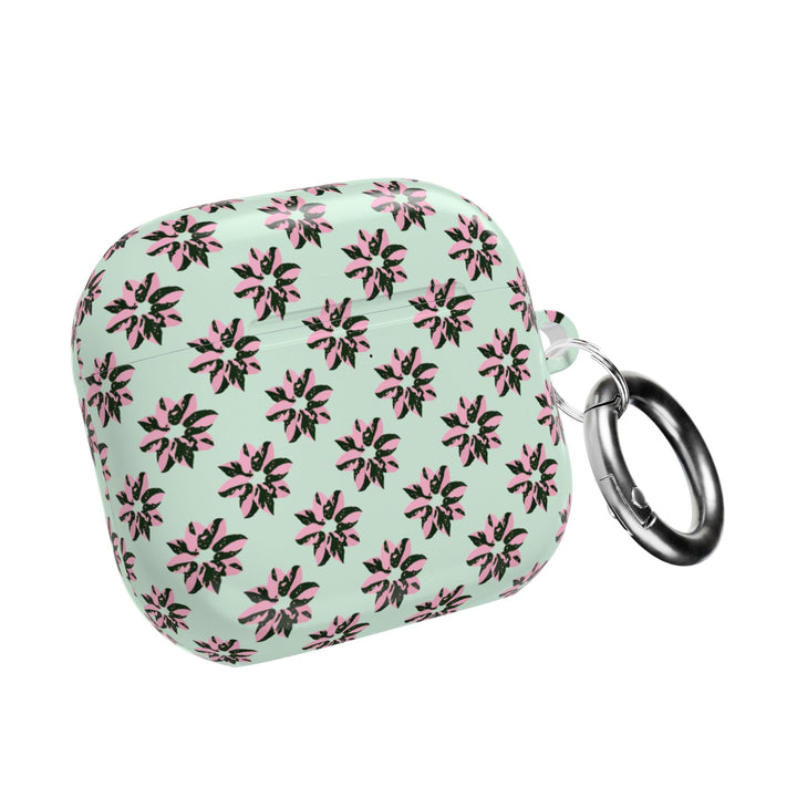 Pink Princess Philodendron Pattern AirPod Case by Printify