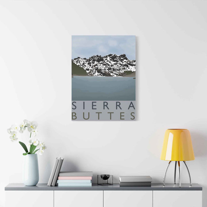 Sierra Buttes Minimalist Canvas
