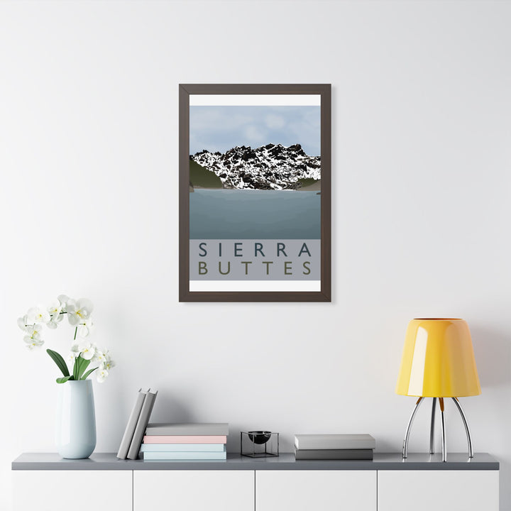 Sierra Buttes Framed Print – Wall Art