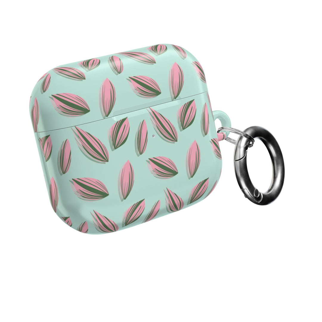 Tradescantia Nanouk Pattern AirPod Case Plant Inspired Protective Cover for AirPods