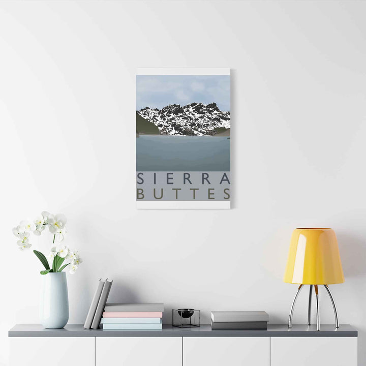 Sierra Buttes Minimalist Canvas