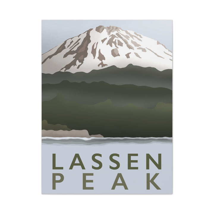 Lassen Peak Canvas Print – Botanical Wall Art by Printify