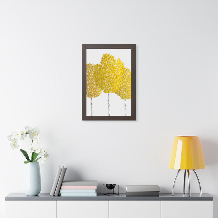Fall Aspen Framed Print – Wall Art