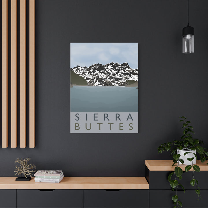 Sierra Buttes Canvas Print – Wall Art