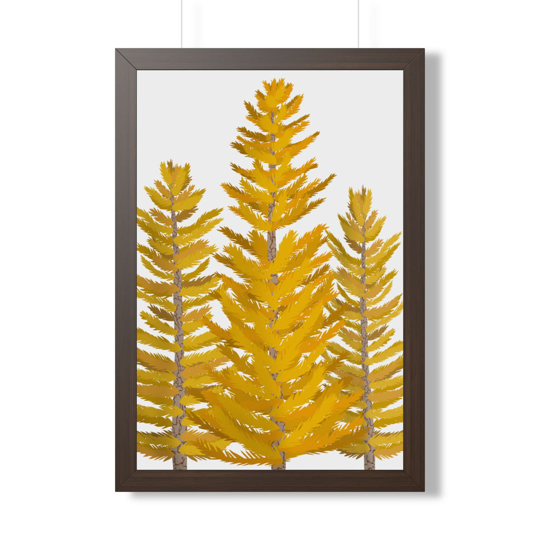 Western Larch Framed Print – Wall Art