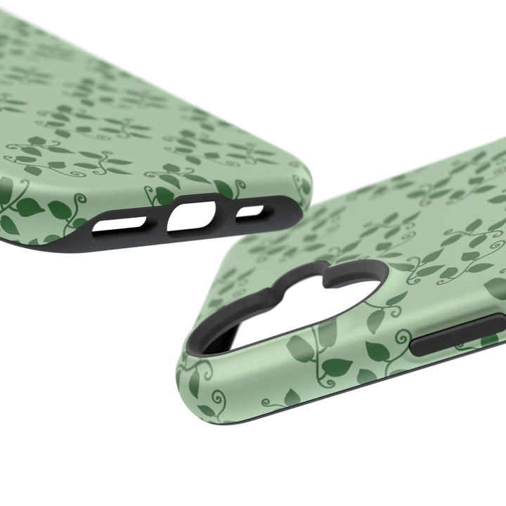 Pothos Pattern Phone Case – Dual Layer Protective Cover