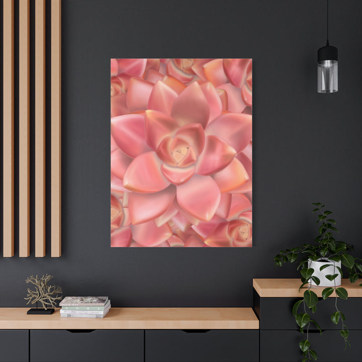 Graptosedum California Sunset Succulent Canvas Print – Botanical Wall Art - The Potted Pixel