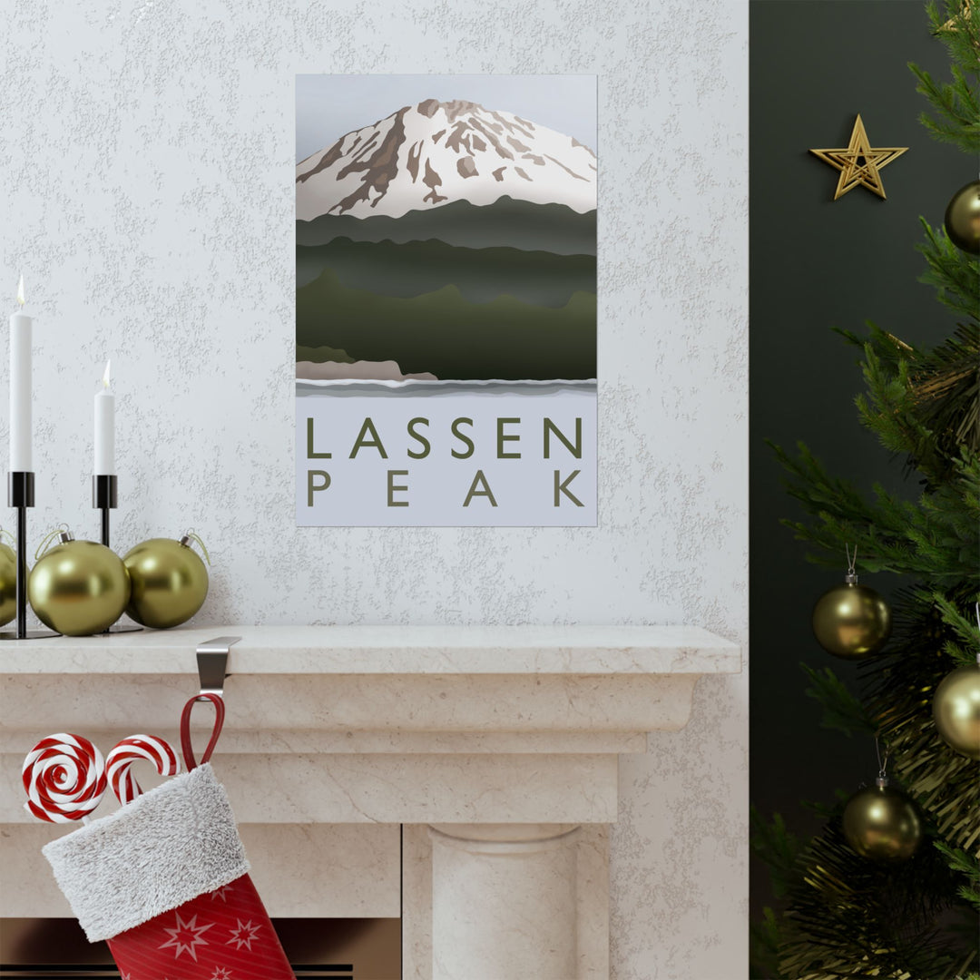 Lassen Peak Print – Unframed Wall Art