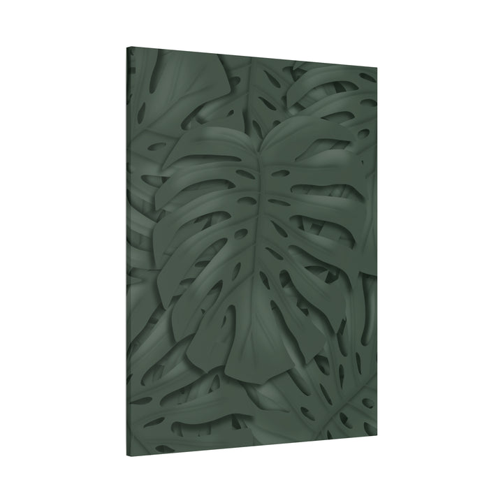 Monstera Canvas Art Tropical Leaf Wall Decor Durable Matte Finish Cotton Canvas Print 24x36