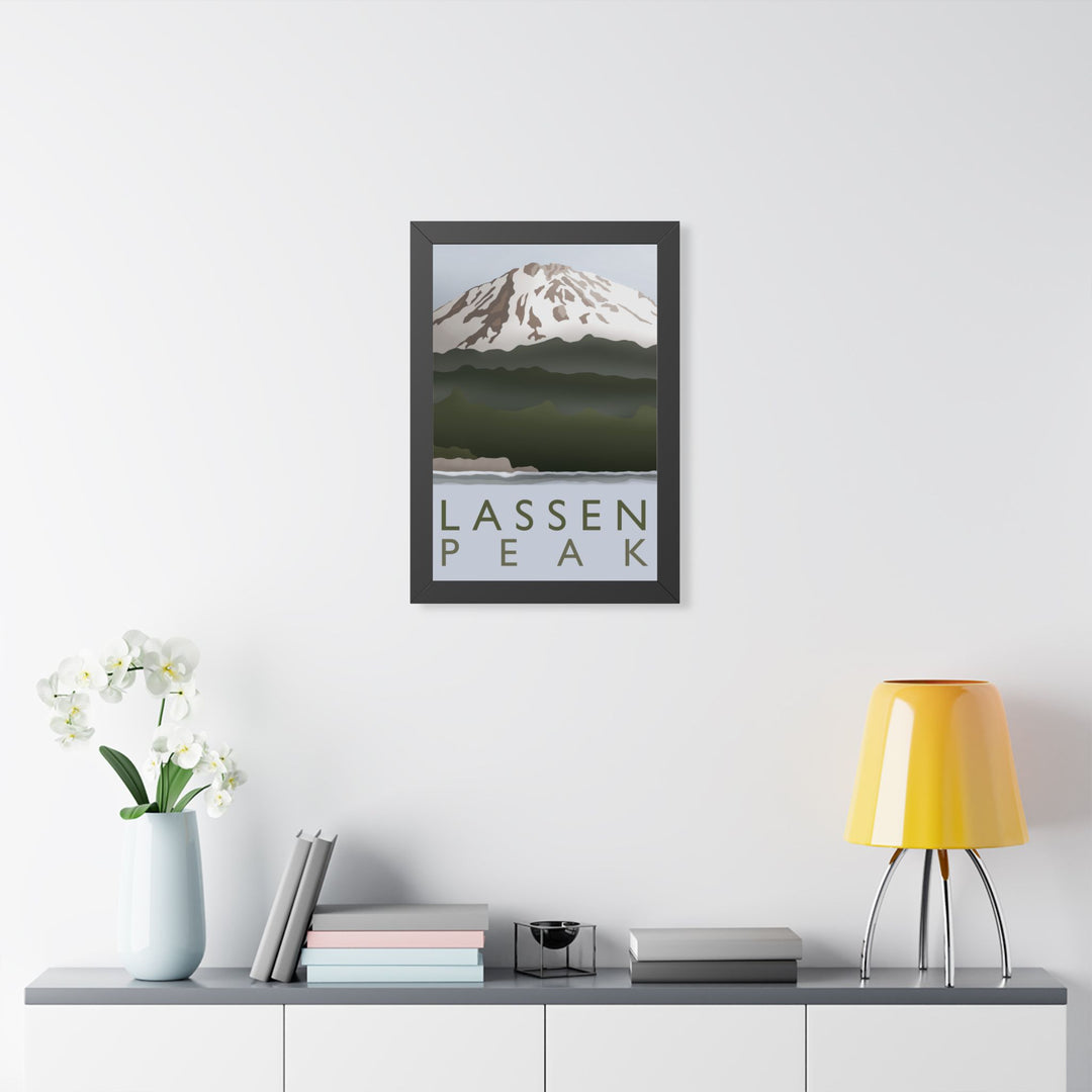 Lassen Peak Framed Print – Wall Art