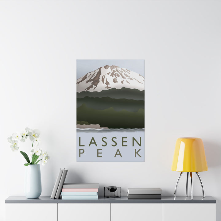Lassen Peak Print – Unframed Wall Art