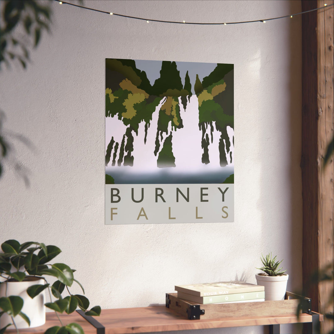 Burney Falls Print – Unframed Wall Art
