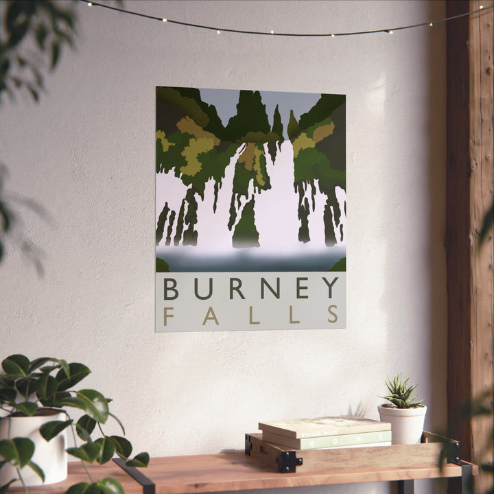 Burney Falls Print – Unframed Wall Art