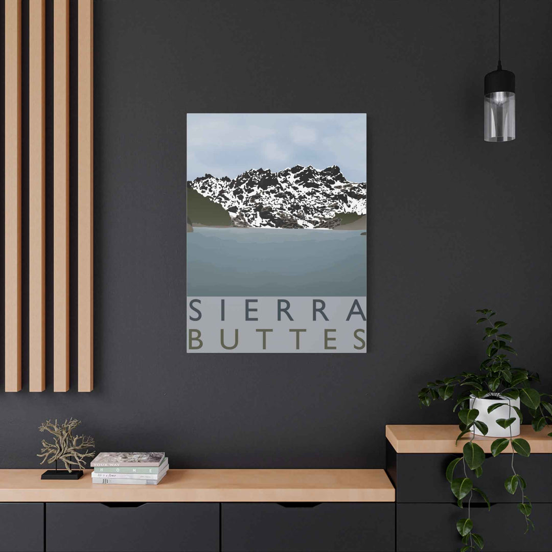 Sierra Buttes Minimalist Canvas
