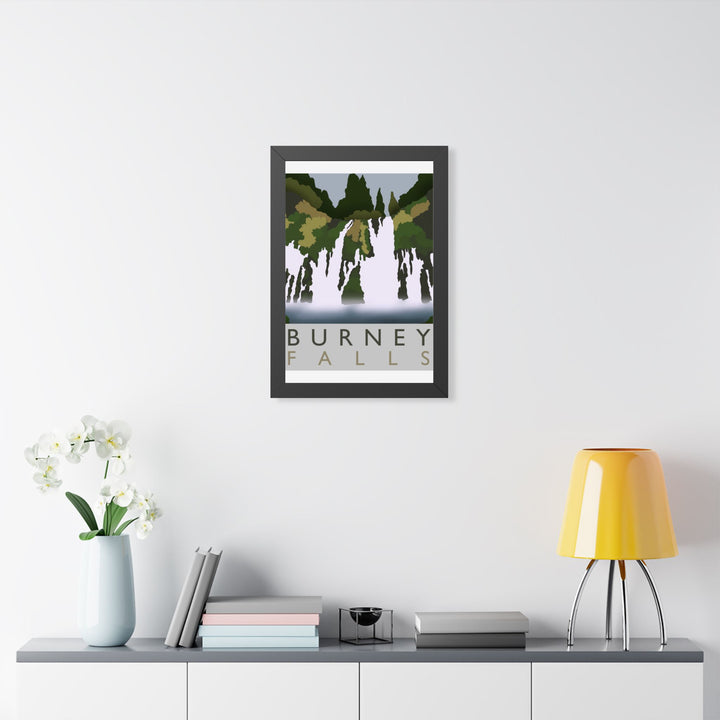 Burney Falls Framed Print – Wall Art