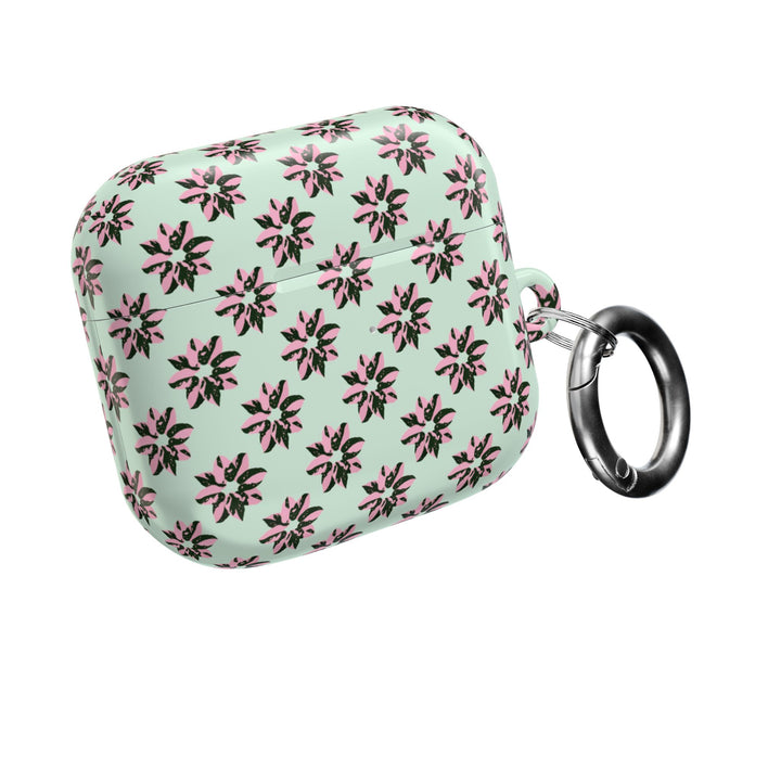 Pink Princess Philodendron Pattern AirPod Case by Printify