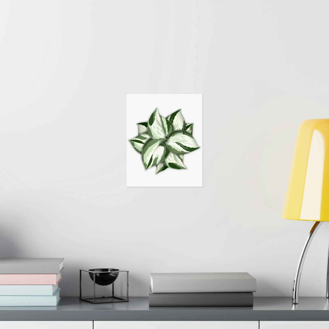 Manjula Pothos Print – Botanical Wall Art | Green Leaf Wall Decor | Unframed - The Potted Pixel