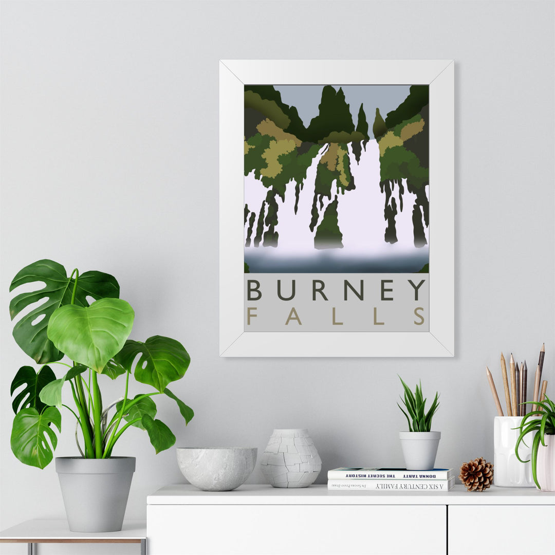 Burney Falls Framed Print – Wall Art