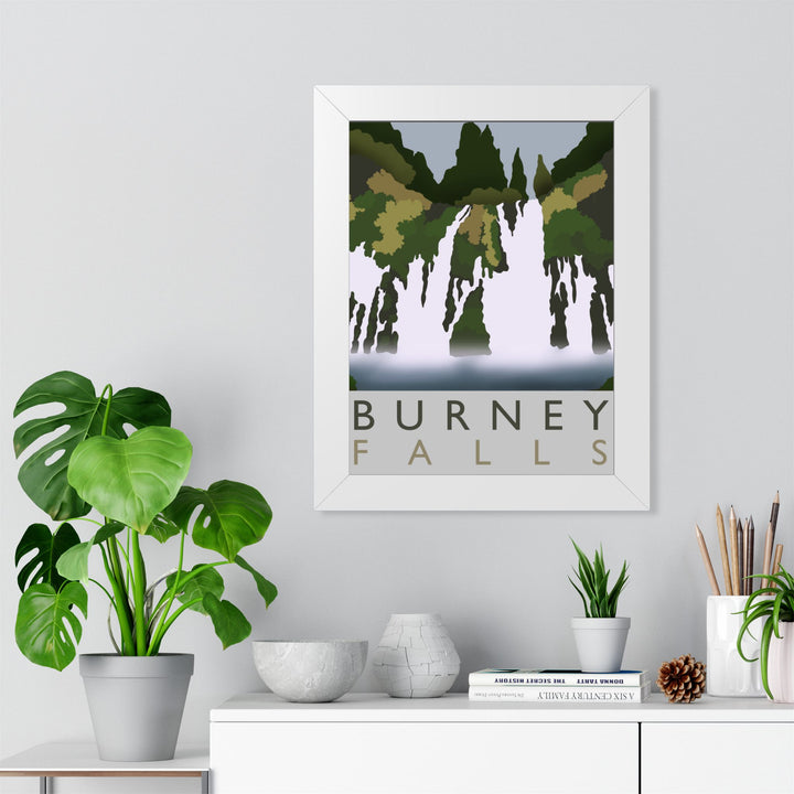 Burney Falls Framed Print – Wall Art