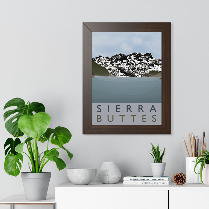 Sierra Buttes Framed Print – Wall Art