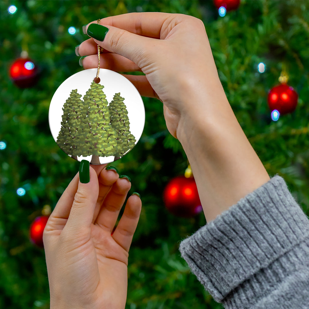 Incense Cedar Ceramic Ornament