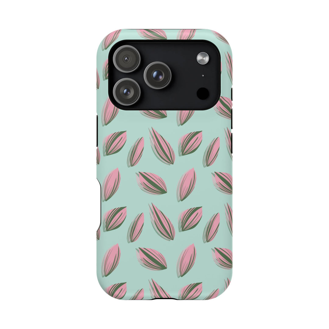 Tradescantia Nanouk Pattern Phone Case – Dual Layer Protective Cover