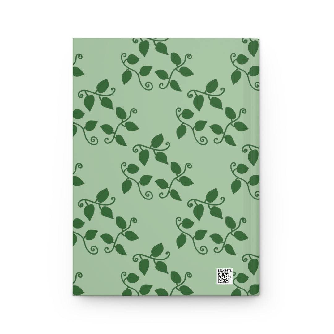 Pothos Vine Pattern Hardcover Journal Botanical Notebook For Plant Lovers Gift The Potted Pixel