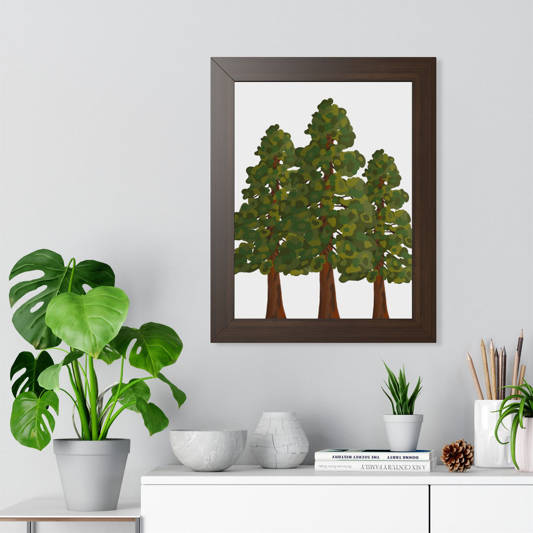 Coastal Redwood Framed Print – Wall Art