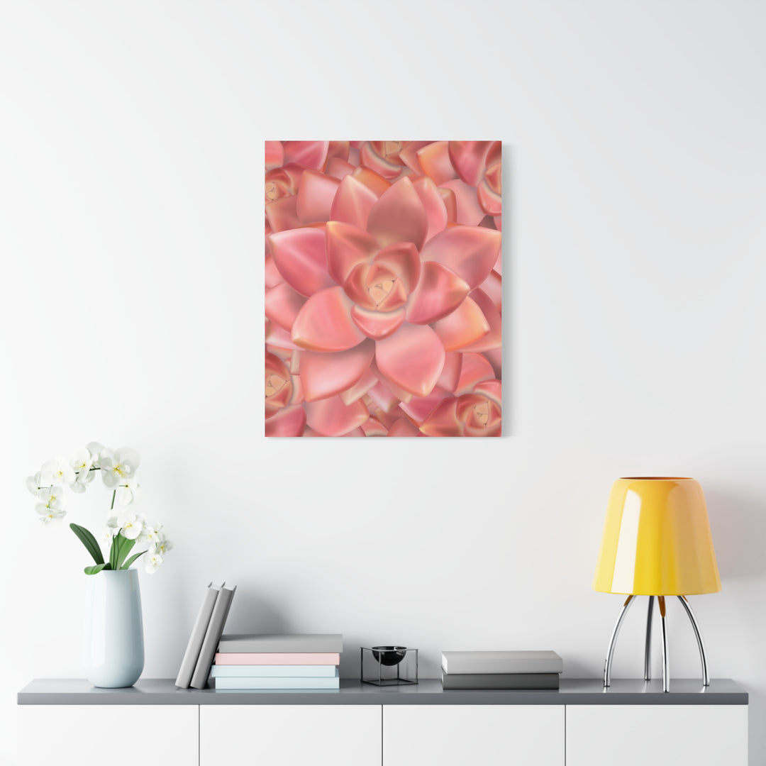 Graptosedum California Sunset Succulent Canvas Print – Botanical Wall Art - The Potted Pixel