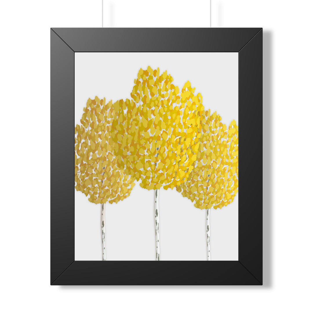 Fall Aspen Framed Print – Wall Art