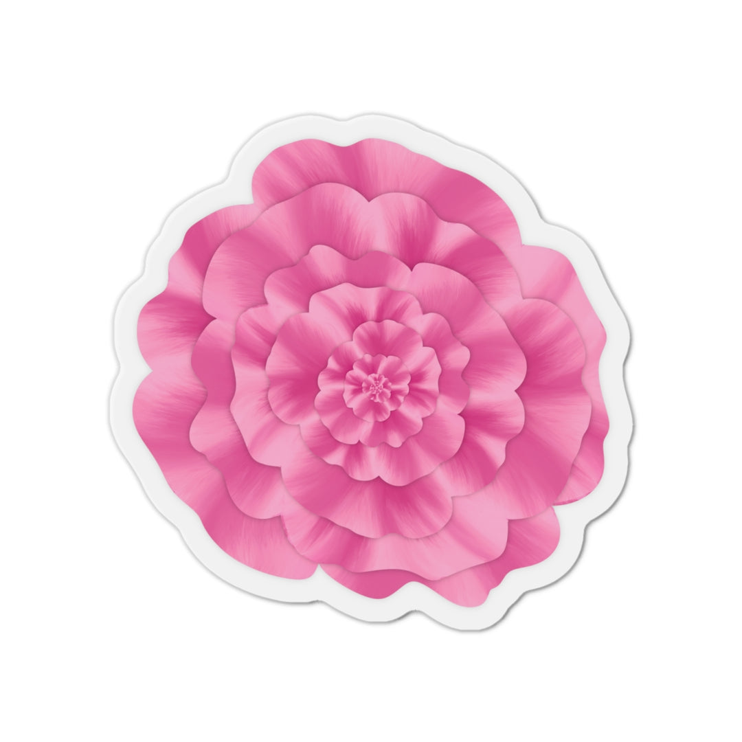 Abstract Peony Magnet
