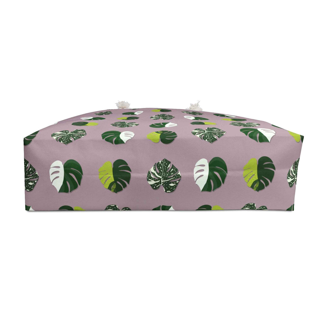 Variegated Monstera Pattern Weekender Bag