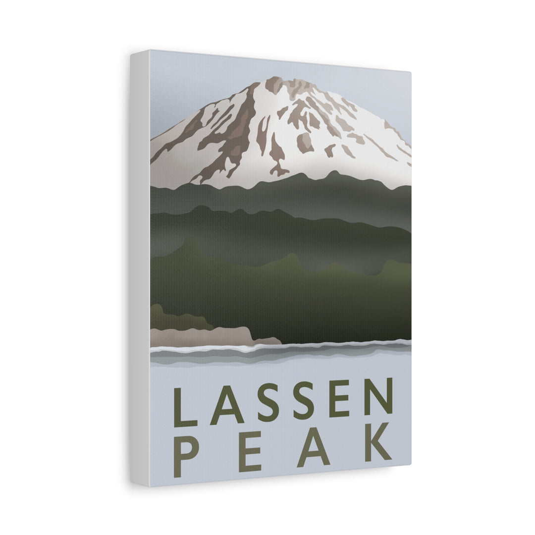 Lassen Peak Canvas Print – Botanical Wall Art by Printify