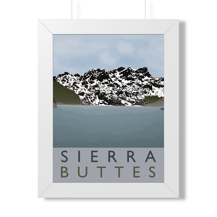 Sierra Buttes Framed Print – Wall Art