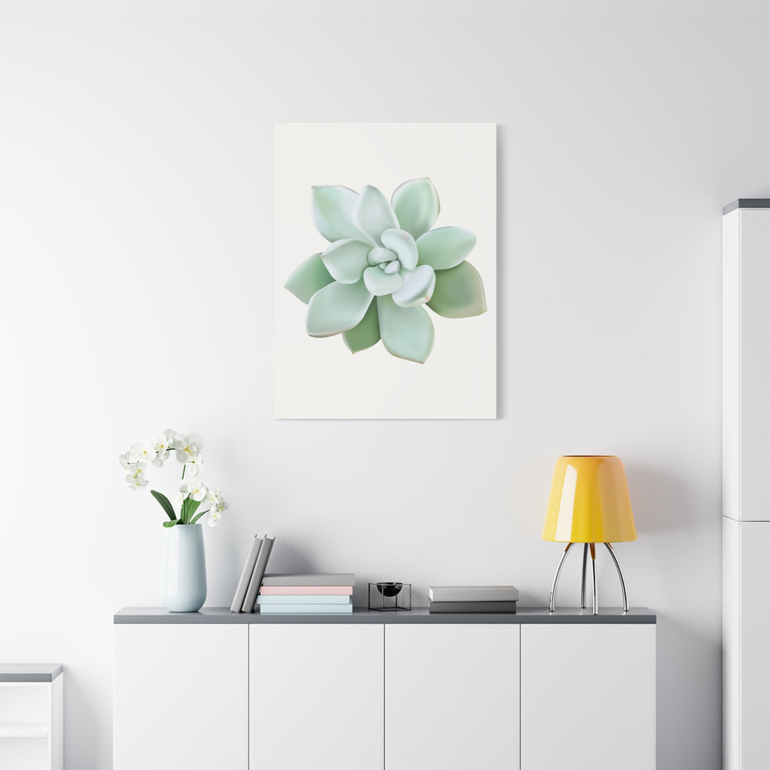 Succulent Canvas Art Pachyveria Haagei Print On Matte Finish Canvas Botanical Wall Decor
