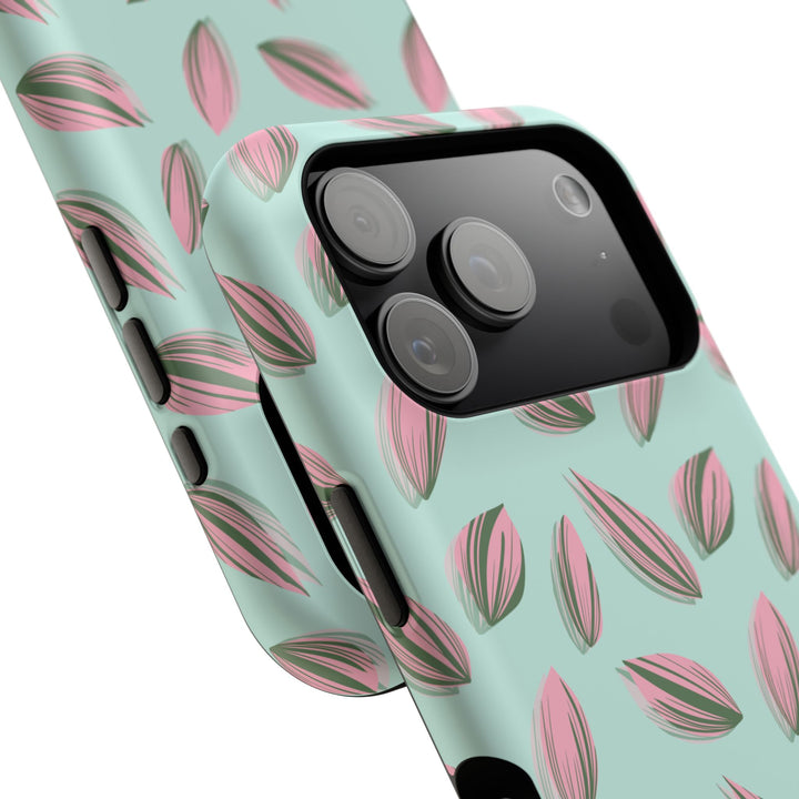Tradescantia Nanouk Pattern Phone Case – Dual Layer Protective Cover