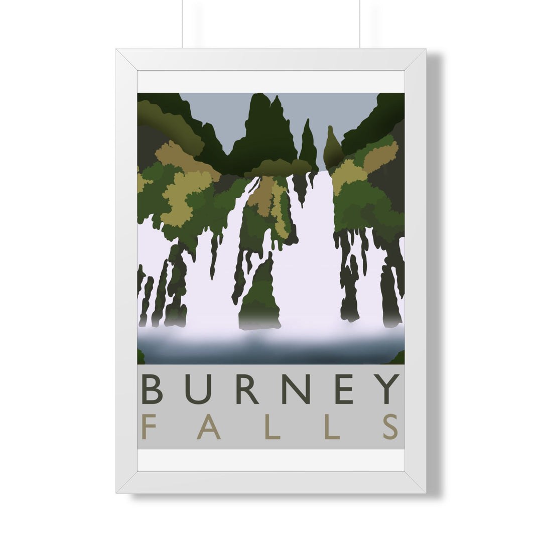 Burney Falls Framed Print – Wall Art