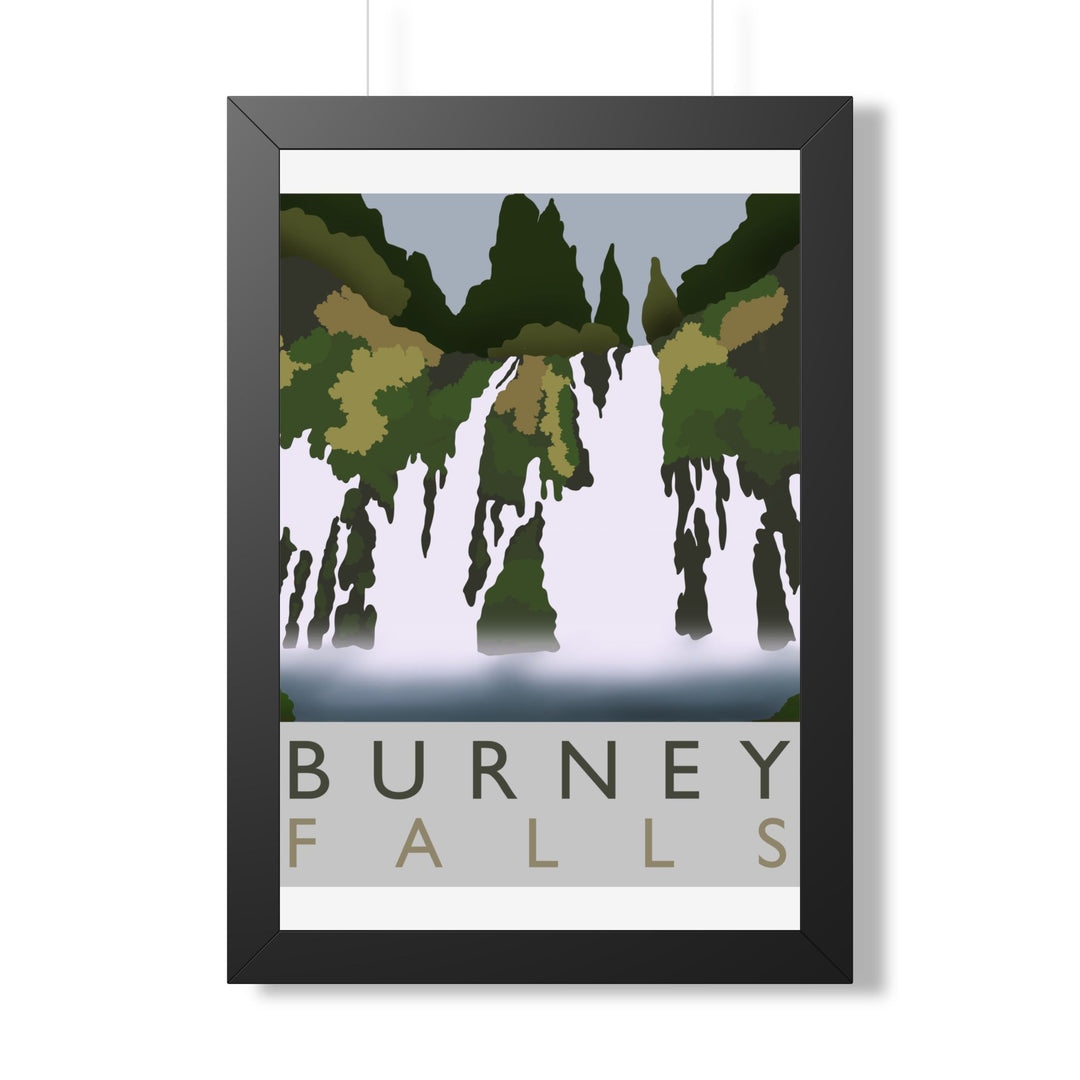Burney Falls Framed Print – Wall Art