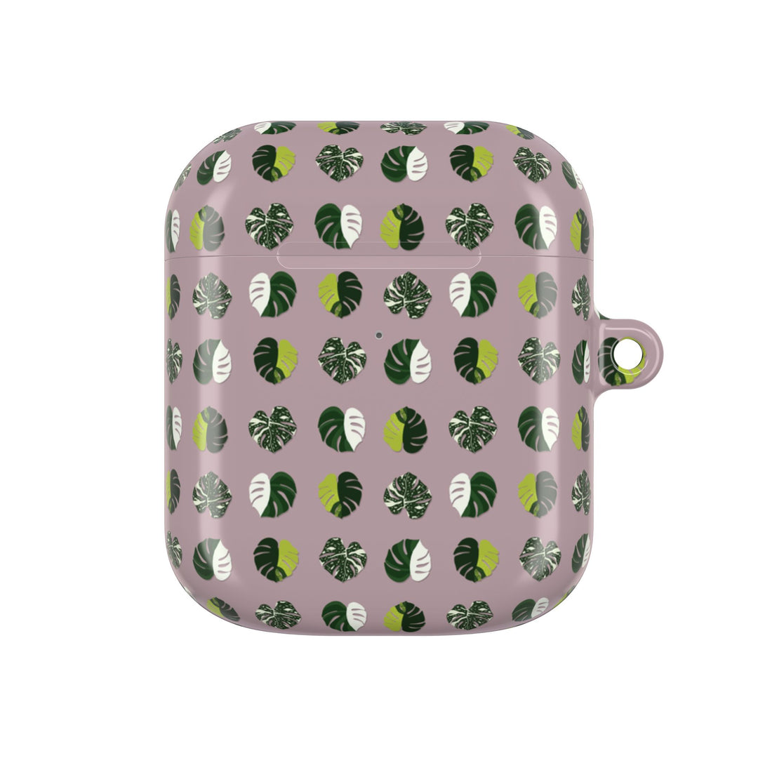 Variegated Monstera Pattern AirPod Cases