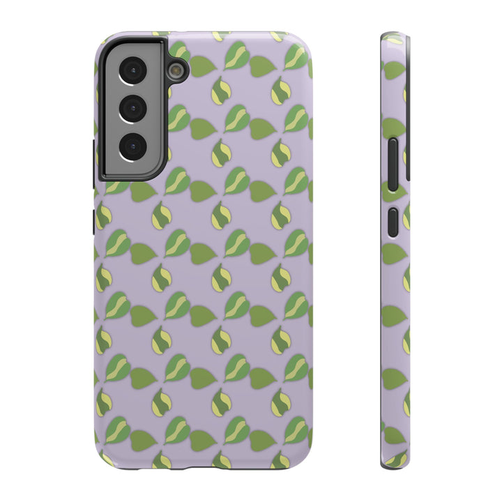 Hoya Kerrii Pattern Impact Resistant Phone Case Green Botanical Protective Cover Full Wrap Print