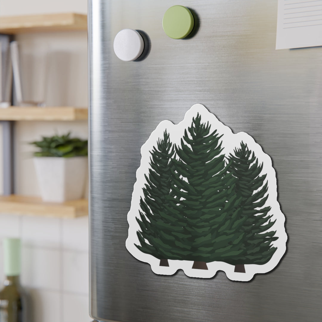 Douglas Fir Magnet – Flexible Die Cut Vinyl