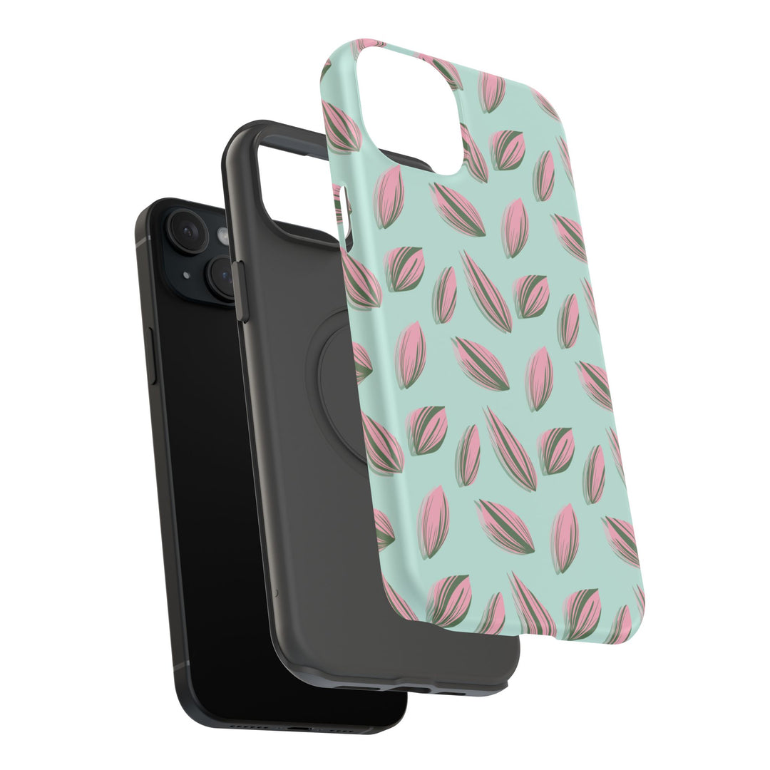 Tradescantia Nanouk Pattern Phone Case – Dual Layer Protective Cover