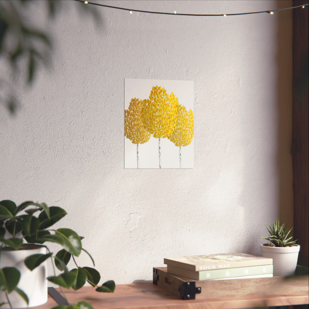 Fall Aspen Print – Unframed Wall Art