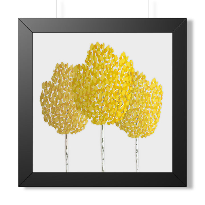 Fall Aspen Framed Print – Wall Art